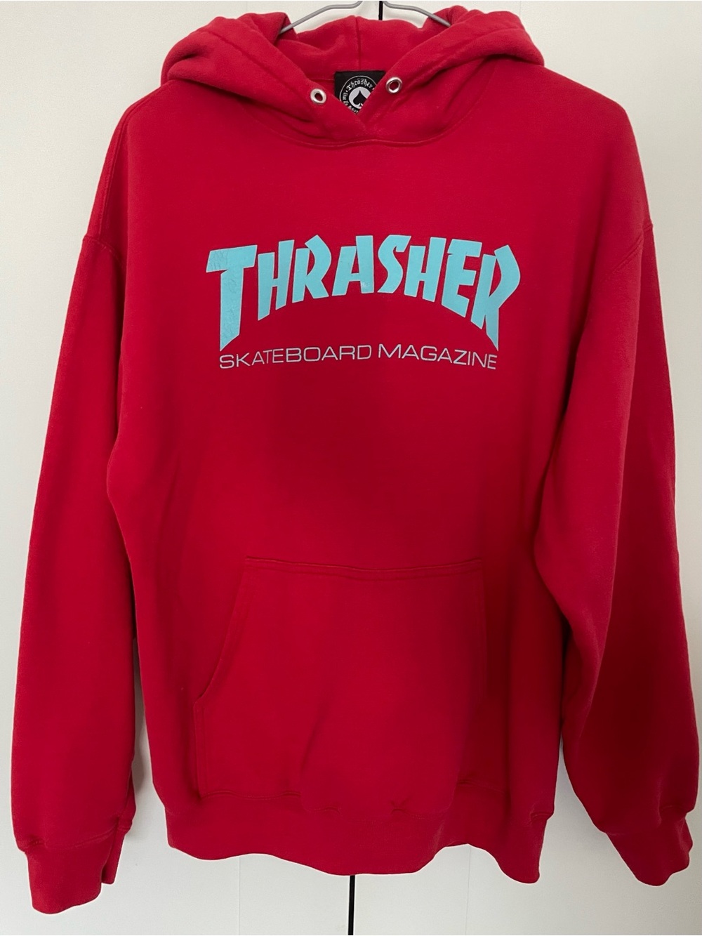 Thrasher Skate Mag Hoodie Unisex Large Red